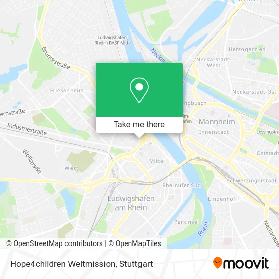 Карта Hope4children Weltmission