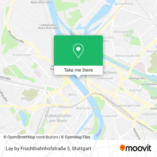 Карта Lay by Fruchtbahnhofstraße 5