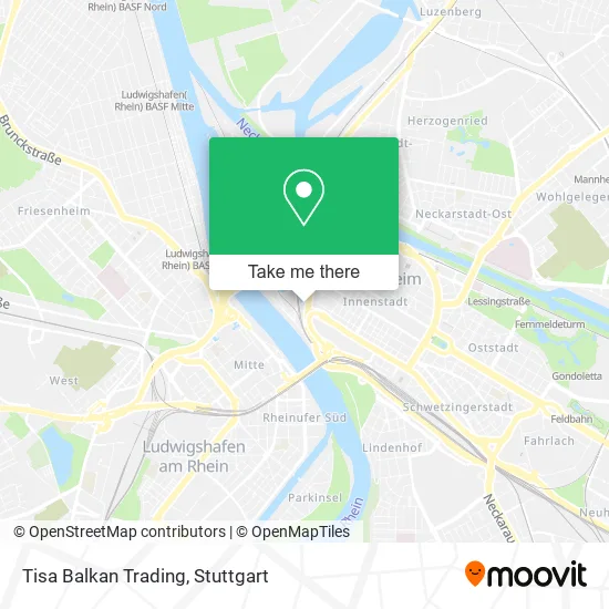 Карта Tisa Balkan Trading