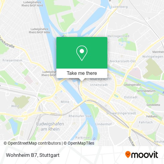 Wohnheim B7 map