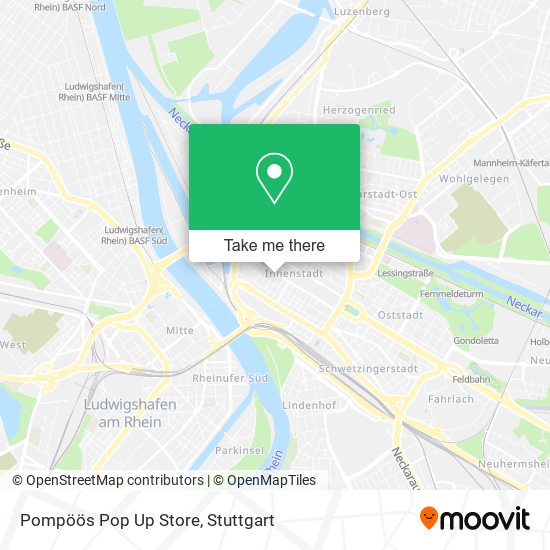 Pompöös Pop Up Store map