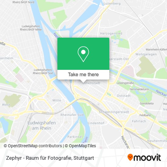 Карта Zephyr - Raum für Fotografie
