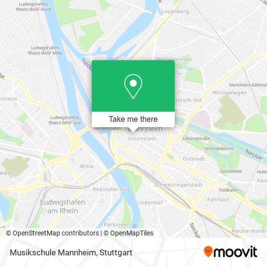 Musikschule Mannheim map