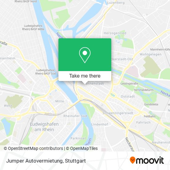 Jumper Autovermietung map