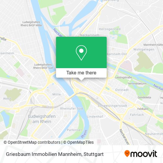 Griesbaum Immobilien Mannheim map