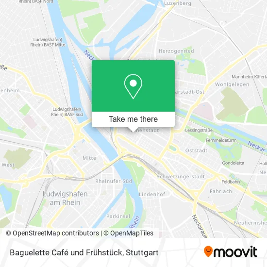 Карта Baguelette Café und Frühstück
