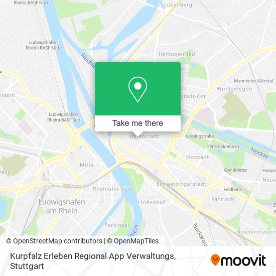 Карта Kurpfalz Erleben Regional App Verwaltungs