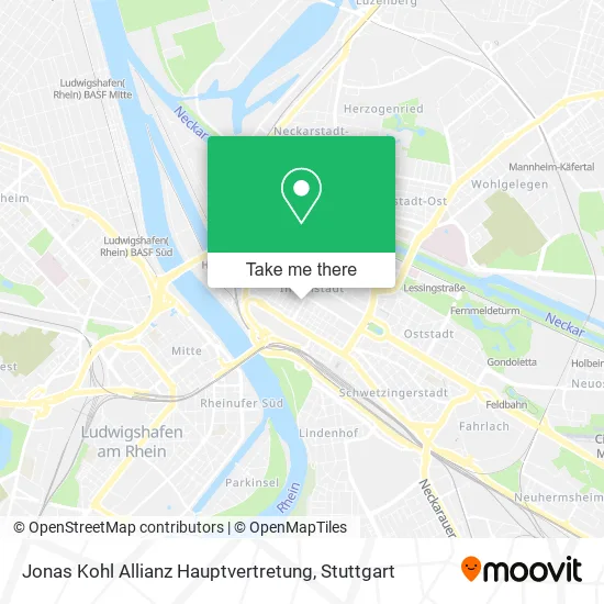 Карта Jonas Kohl Allianz Hauptvertretung