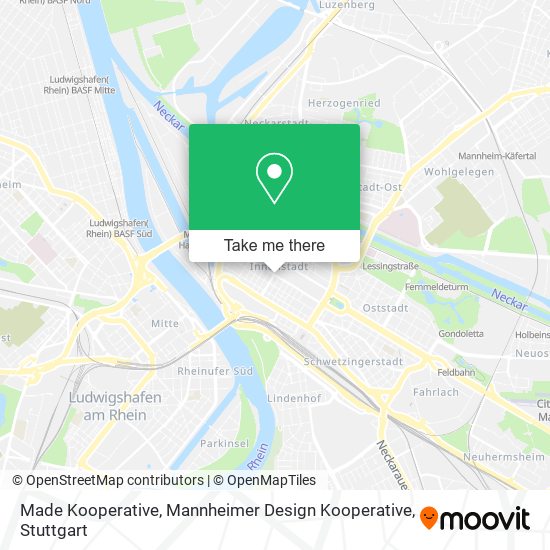 Made Kooperative, Mannheimer Design Kooperative map