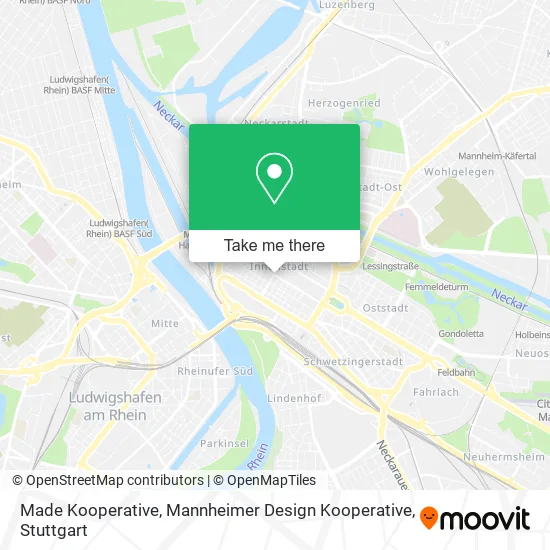 Карта Made Kooperative, Mannheimer Design Kooperative