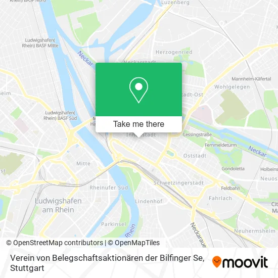 Карта Verein von Belegschaftsaktionären der Bilfinger Se