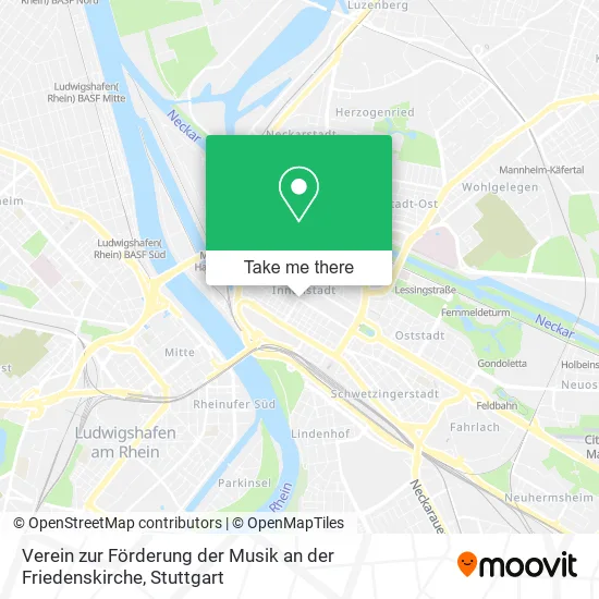 Карта Verein zur Förderung der Musik an der Friedenskirche
