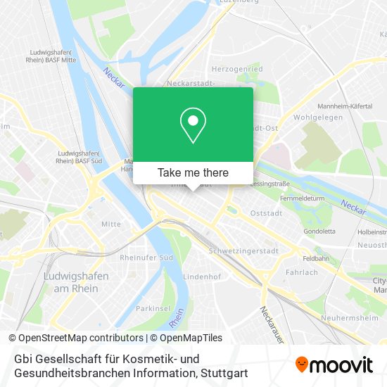 Gbi Gesellschaft für Kosmetik- und Gesundheitsbranchen Information map