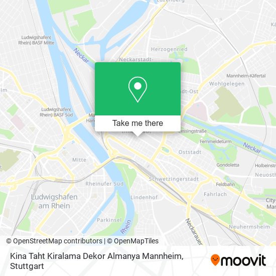 Kina Taht Kiralama Dekor Almanya Mannheim map