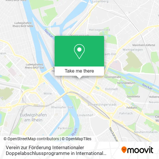 Карта Verein zur Förderung Internationaler Doppelabschlussprogramme in International Business