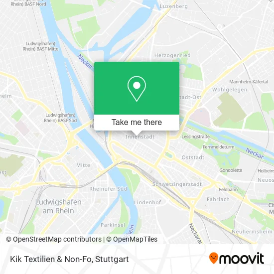 Карта Kik Textilien & Non-Fo
