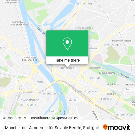 Mannheimer Akademie für Soziale Berufe map