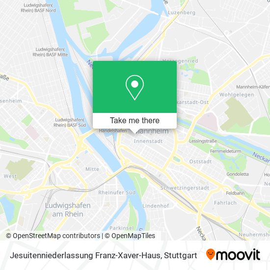 Jesuitenniederlassung Franz-Xaver-Haus map