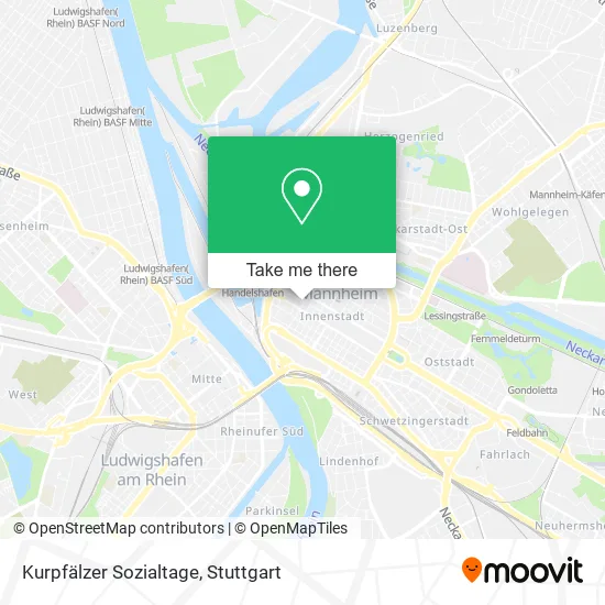 Карта Kurpfälzer Sozialtage