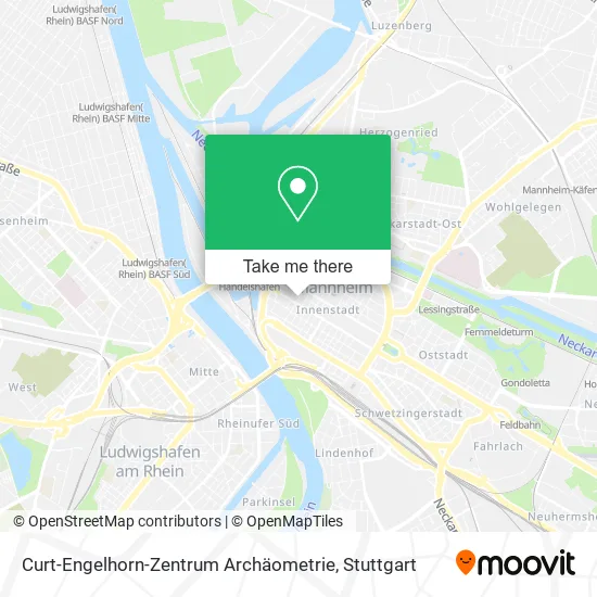 Карта Curt-Engelhorn-Zentrum Archäometrie