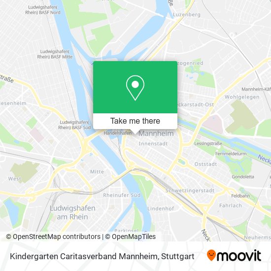 Kindergarten Caritasverband Mannheim map