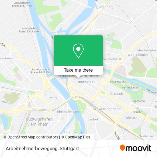 Arbeitnehmerbewegung map