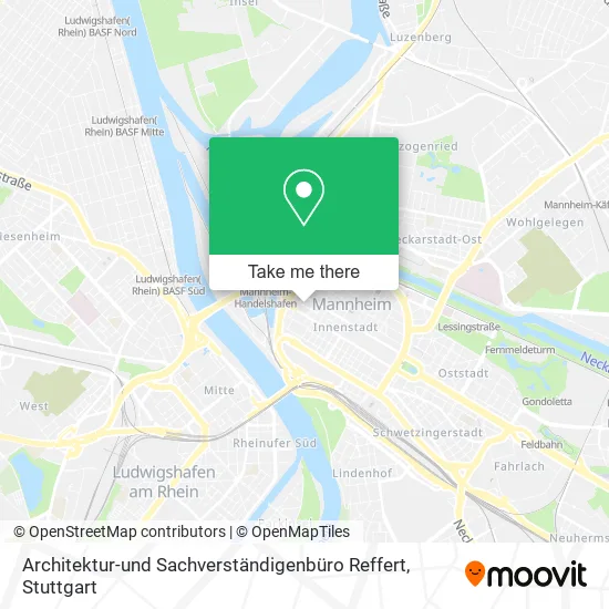 Карта Architektur-und Sachverständigenbüro Reffert