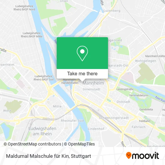 Карта Maldumal Malschule für Kin