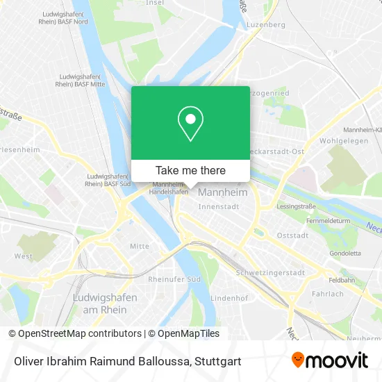 Oliver Ibrahim Raimund Balloussa map