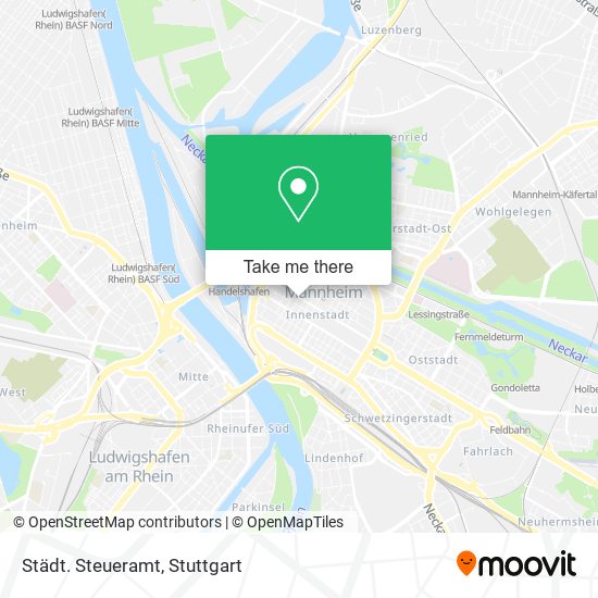 Карта Städt. Steueramt