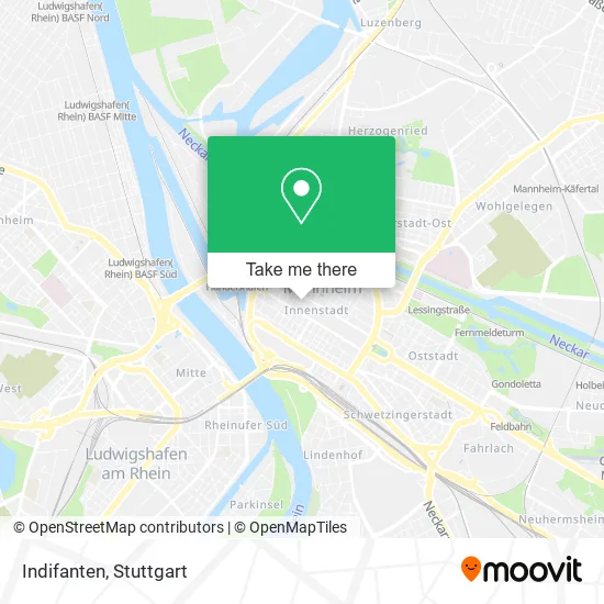 Карта Indifanten
