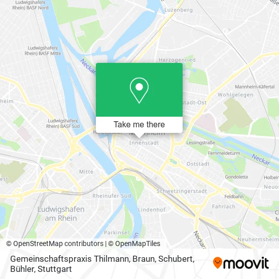 Карта Gemeinschaftspraxis Thilmann, Braun, Schubert, Bühler