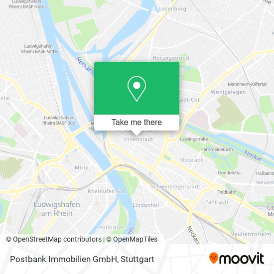 Postbank Immobilien GmbH map