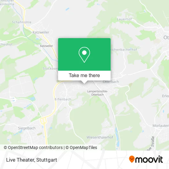 Live Theater map