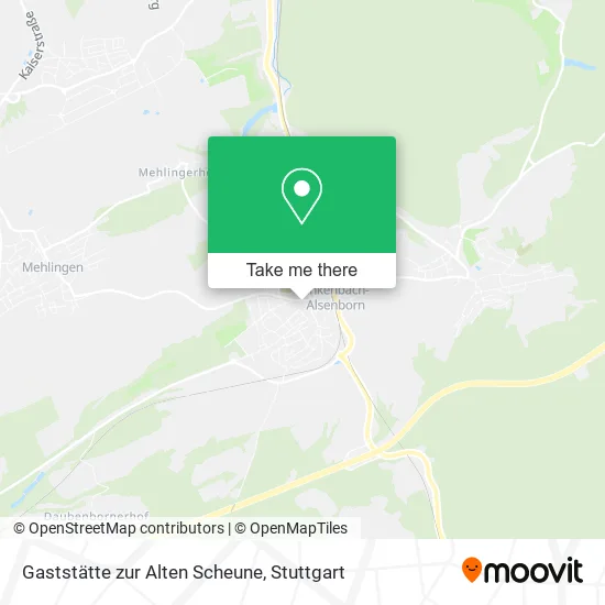 Gaststätte zur Alten Scheune map