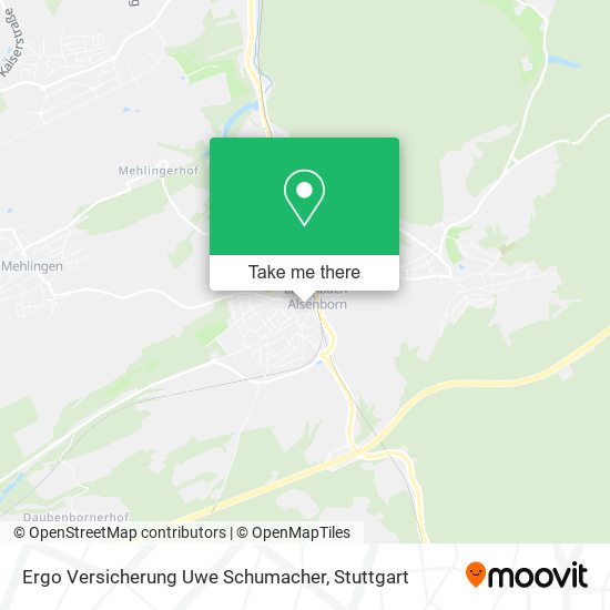 Ergo Versicherung Uwe Schumacher map