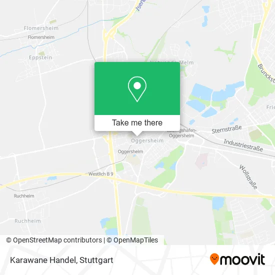 Карта Karawane Handel