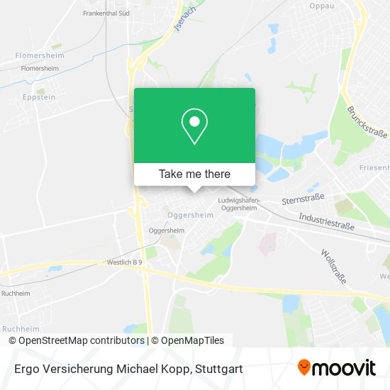 Ergo Versicherung Michael Kopp map