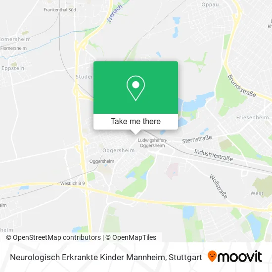 Карта Neurologisch Erkrankte Kinder Mannheim