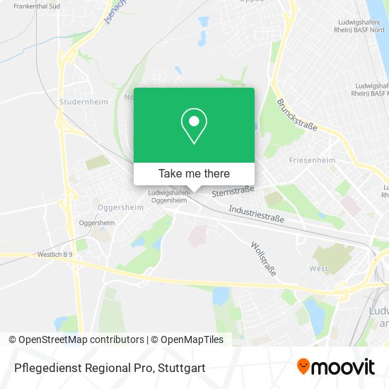 Pflegedienst Regional Pro map
