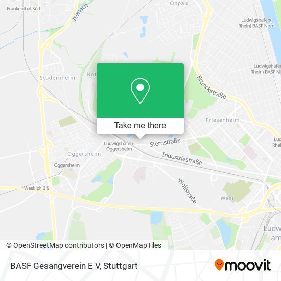 BASF Gesangverein E V map