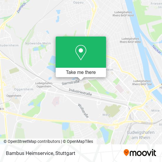 Bambus Heimservice map
