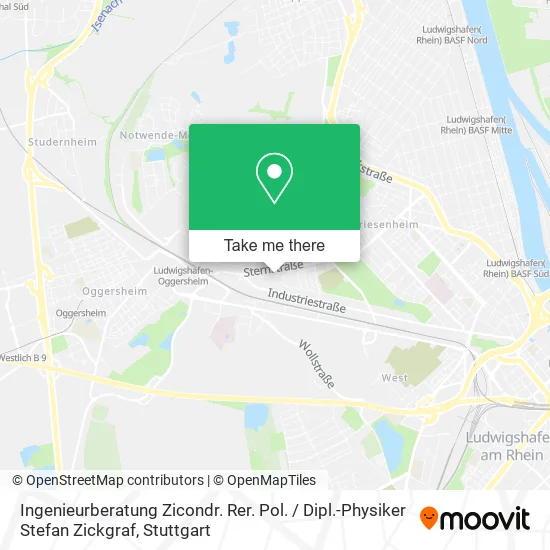 Карта Ingenieurberatung Zicondr. Rer. Pol. / Dipl.-Physiker Stefan Zickgraf