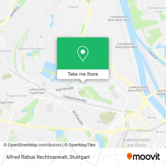 Карта Alfred Rabus Rechtsanwalt