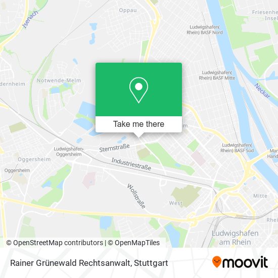 Rainer Grünewald Rechtsanwalt map