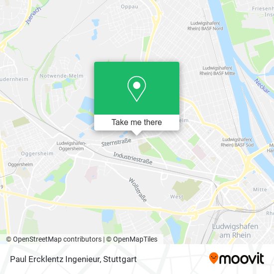 Paul Ercklentz Ingenieur map
