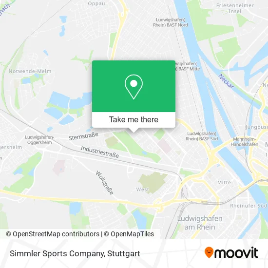 Карта Simmler Sports Company