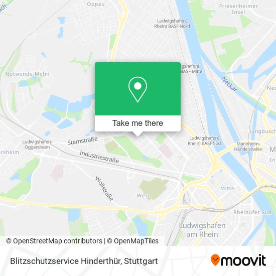 Blitzschutzservice Hinderthür map