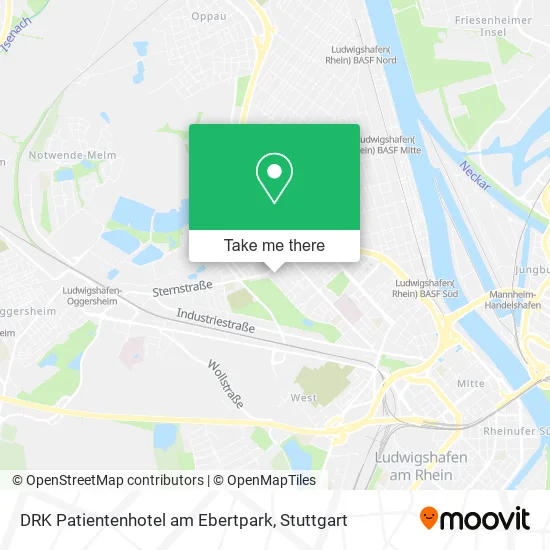 Карта DRK Patientenhotel am Ebertpark