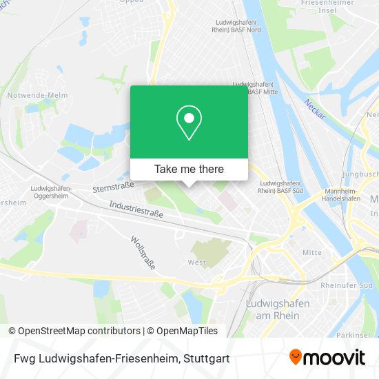 Fwg Ludwigshafen-Friesenheim map